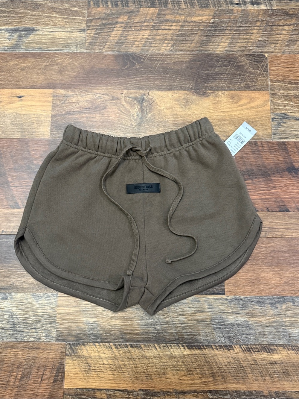 Fear of God Essentials PacSun Wood Fleece Dolphin Shorts NWT XS